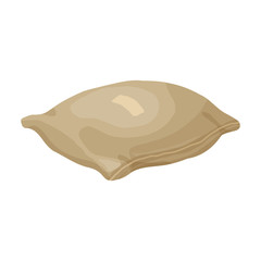 Farmer bag vector icon.Cartoon vector icon isolated on white background farmer bag.