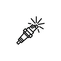 spark plug icon template