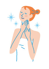 ネックケア　女性