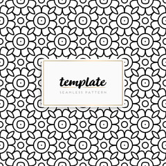 Colorful mandala seamless pattern vector