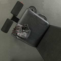 Gym interior and free space for your decoration. 