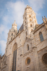 Fototapeta na wymiar Austria, Vienna - Stefanplatz Square, St. Stephen's Cathedral. Catholic Cathedral