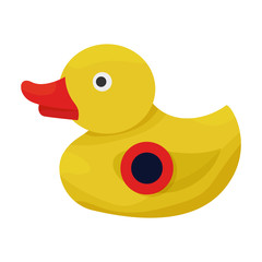 Target duck vector icon.Cartoon vector icon isolated on white background target duck.