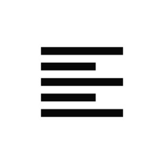 paper blank line sign icon