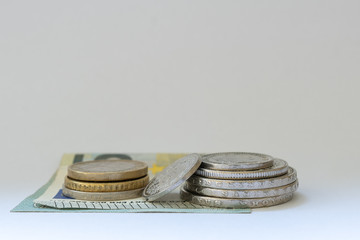 Münzen gestapel - Wirtschaft 