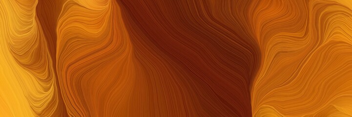 flowing colorful curves graphic with saddle brown, sienna and dark red colors