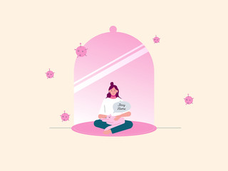 stay at home during the coronavirus pandemic