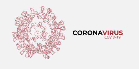 Coronavirus or Corona virus concept. covid-19