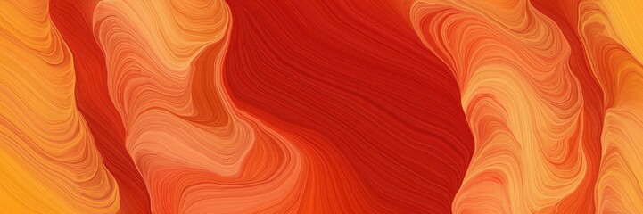 energy colorful waves header design with firebrick, coral and pastel orange colors