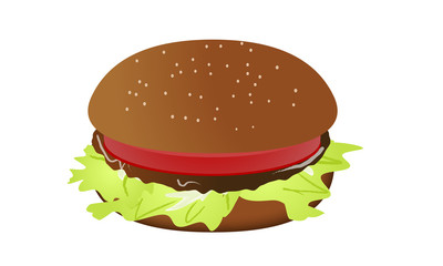 ハンバーガー（レギュラー・トマトサンド）