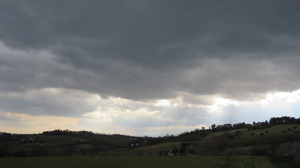 Paesaggio nuvoloso