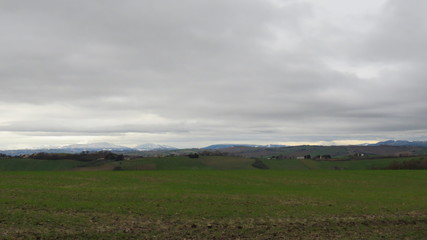 Paesaggio nuvoloso