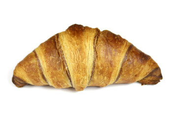 croissant français sur un fond blanc