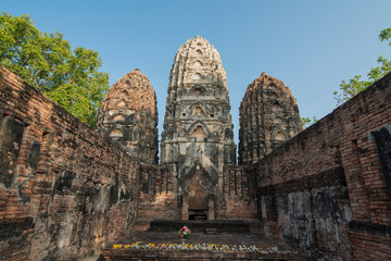 ASIA THAILAND SUKHOTHAI WAT SI SAWAI TEMPLE