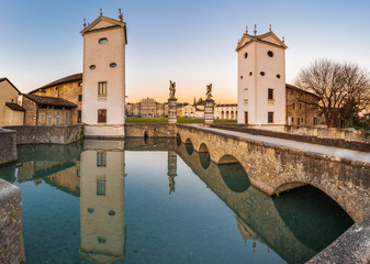 Reflections. Ancient residence of the Doge of Venice. Villa Manin of Passariano.