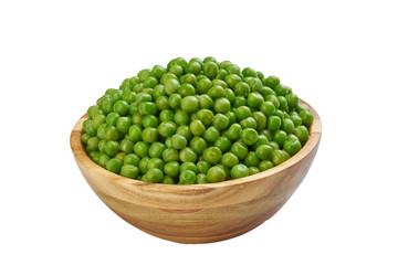 fresh peas in bowl