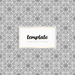 Colorful mandala seamless pattern vector