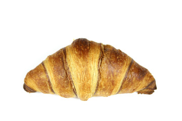 croissant français sur un fond blanc