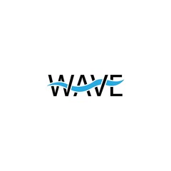 wave logo template vector icon design