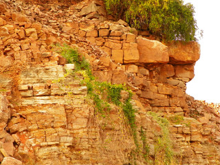 Canyon rock wall