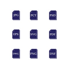File all format logo template vector icon design