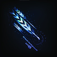 Awesome abstract dark vector background