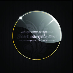 Awesome abstract dark vector background