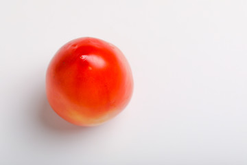 Fresh Red tomato on white background