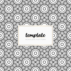 Colorful mandala seamless pattern vector