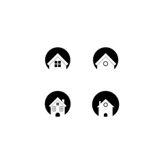Real estate logo icon design