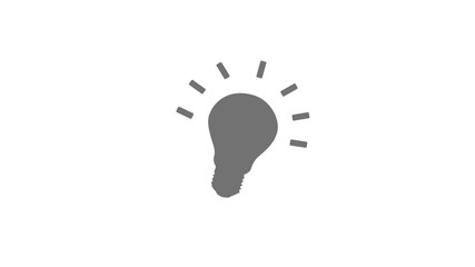 New bulb icon on white background,Light bulb icon,bulb icon