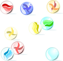 キラキラ　ビー玉 セット