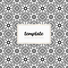 Colorful mandala seamless pattern vector