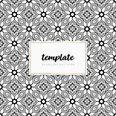 Colorful mandala seamless pattern vector