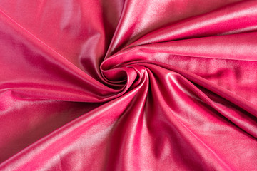 Red silk rosette for background