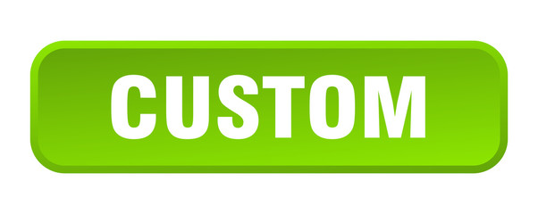 custom button. custom square 3d push button