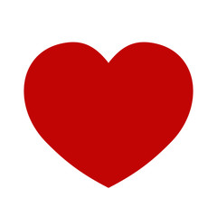 Vector heart icon on white background.Love emblem.Graphic design in the concept of love.Vector love symbol for Valentine's Day.Vector illustration.