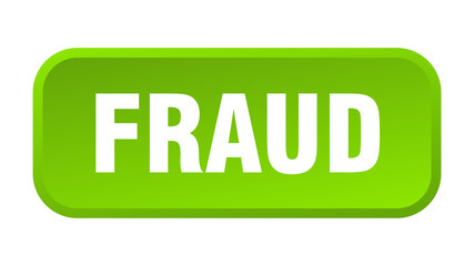 fraud button. fraud square 3d push button