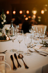 table set for dinner
