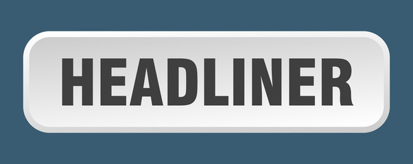 headliner button. headliner square 3d push button