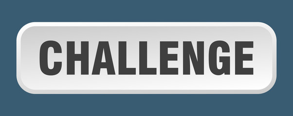 challenge button. challenge square 3d push button