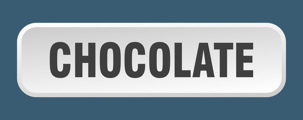 chocolate button. chocolate square 3d push button