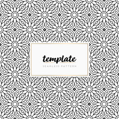 Colorful mandala seamless pattern vector