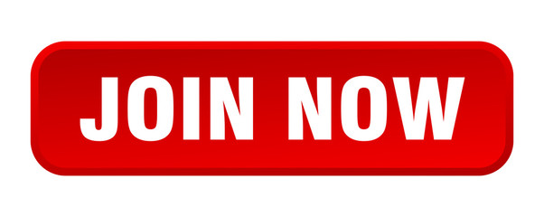 join now button. join now square 3d push button