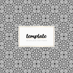 Colorful mandala seamless pattern vector