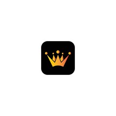Crown logo template vector illustration