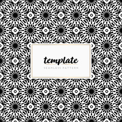 Colorful mandala seamless pattern vector