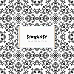 Colorful mandala seamless pattern vector