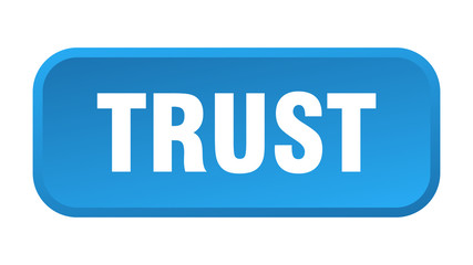 trust button. trust square 3d push button