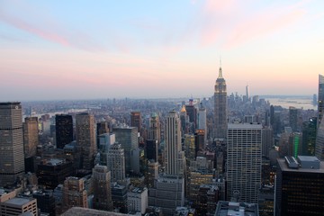 Fototapeta na wymiar aerial view of new york